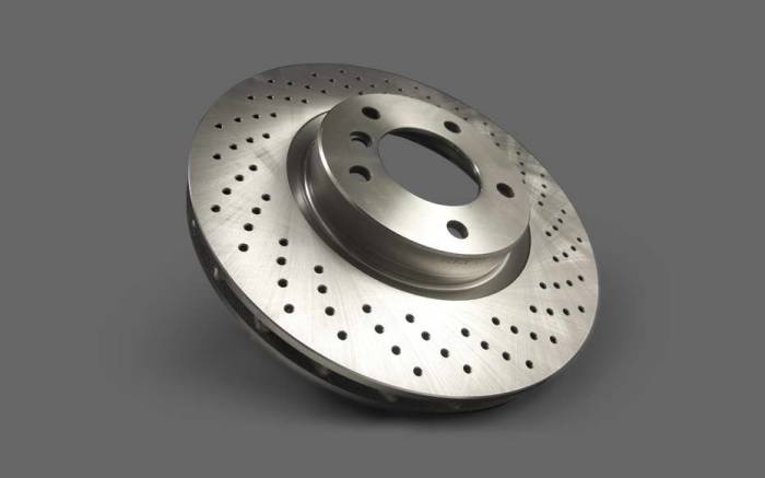 Custom - Cross Drilled Brake Rotor Set - Front