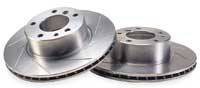 Custom - Slotted Brake Rotor Set - Front