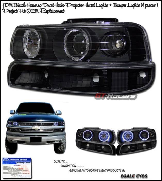 Custom - Slotted Brake Rotor Set - Front