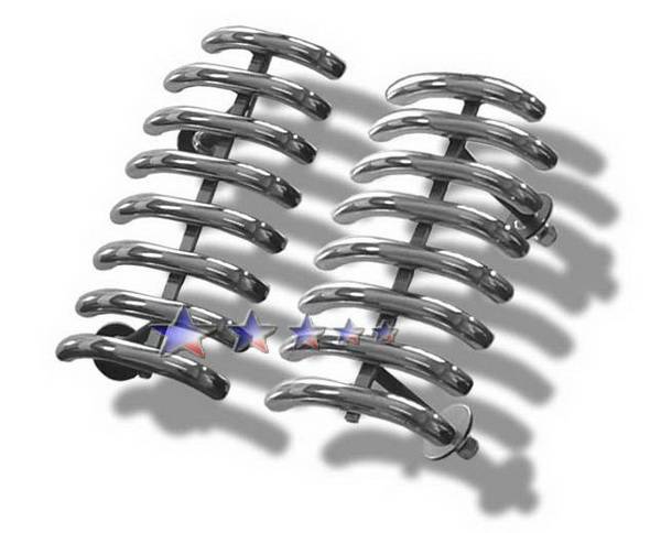 APS - Ford F350 APS Tubular Grille - Side - 2PC - Upper - Stainless Steel - F68003S