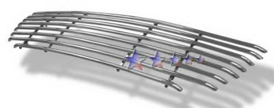 APS - Ford F150 APS Tubular Grille - Honeycomb without Logo Opening - Upper - Stainless Steel - F68011S
