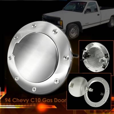 Custom Disco - Chevrolet C10 Custom Disco Chrome Gas Door - GD-C1094S
