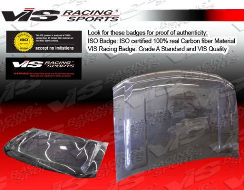 VIS Racing - Chevrolet Silverado VIS Racing OEM Black Carbon Fiber Hood - 00CHSUB4DOE-010C