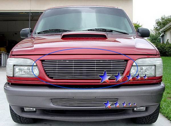 APS - Ford Explorer APS Billet Grille - Upper - Aluminum - F85023A