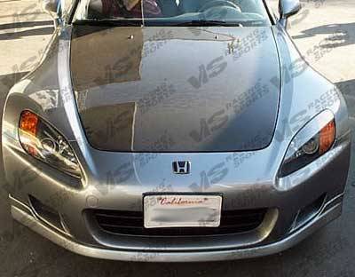 VIS Racing - Honda S2000 VIS Racing OEM Black Carbon Fiber Hood - 00HDS2K2DOE-010C