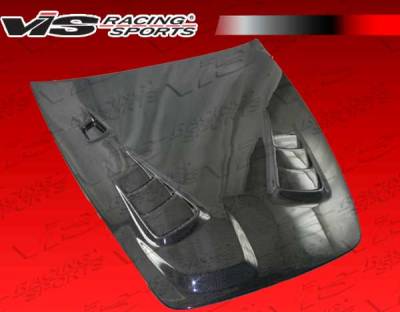 VIS Racing - Honda S2000 VIS Racing SP Black Carbon Fiber Hood - 00HDS2K2DSP-010C