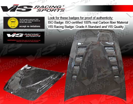 VIS Racing - Honda S2000 VIS Racing Techno R Black Carbon Fiber Hood - 00HDS2K2DTNR-010C