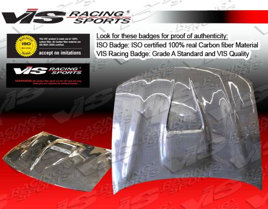 VIS Racing - Lexus IS VIS Racing G Force Black Carbon Fiber Hood - 00LXIS34DGF-010C