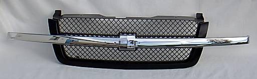 Custom - Chrome Black Front Grille