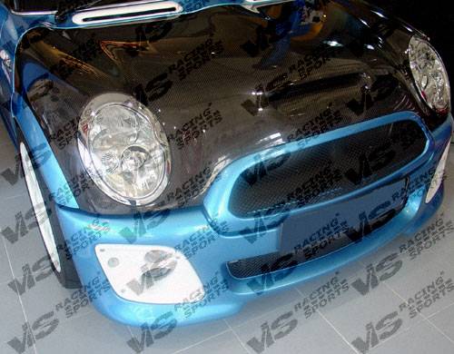 VIS Racing - Mini Cooper VIS Racing OEM Black Carbon Fiber Hood - 02BMMCS2DOE-010C