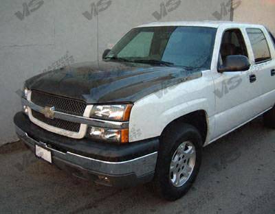 VIS Racing - Chevrolet Avalanche VIS Racing OEM Black Carbon Fiber Hood - 02CHAVA4DOE-010C