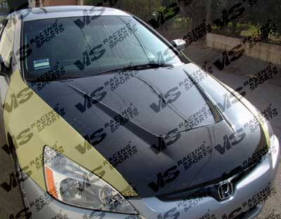 VIS Racing - Honda Accord 4DR VIS Racing Invader Black Carbon Fiber Hood - 03HDACC4DVS-010C