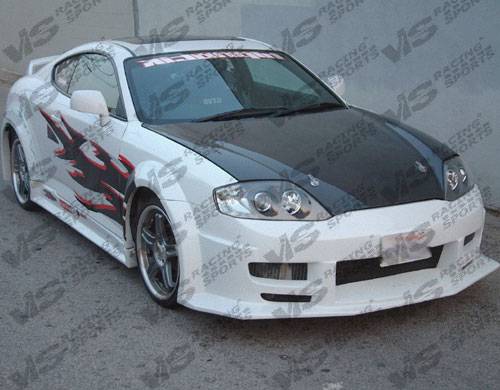 VIS Racing - Hyundai Tiburon VIS Racing OEM Black Carbon Fiber Hood - 03HYTIB2DOE-010C
