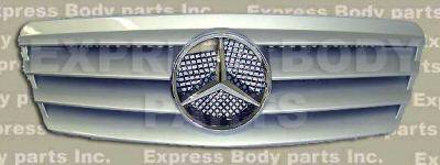 Custom - CLK W208 Silver Grille