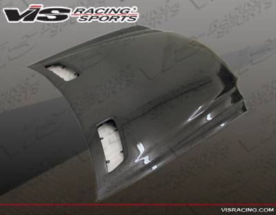VIS Racing. - Mercedes-Benz SL VIS Racing OEM Black Carbon Fiber Hood - 03MER2302DOE-010C