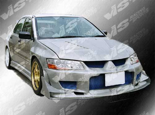 VIS Racing - Mitsubishi Evolution 8 VIS Racing GTC Black Carbon Fiber Hood - 03MTEV84DGTC-010C