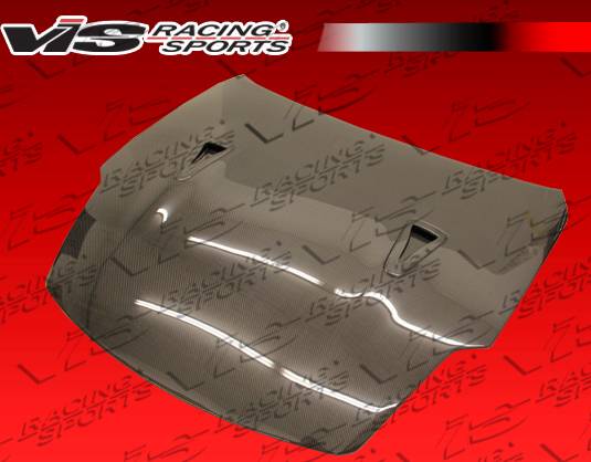 VIS Racing - Nissan 350Z VIS Racing R35 Black Carbon Fiber Hood - 03NS3502DR35-010C