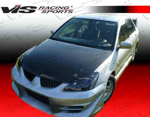 VIS Racing - Mitsubishi Lancer VIS Racing OEM Black Carbon Fiber Hood - 04MTLAN4DOE-010C