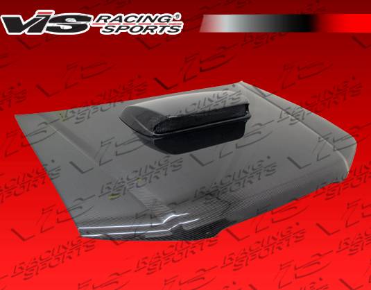 VIS Racing - Subaru Forester VIS Racing STI Black Carbon Fiber Hood - 04SBFOR4DSTI-010C