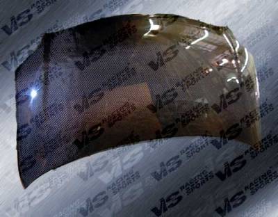 VIS Racing - Scion xA VIS Racing OEM Black Carbon Fiber Hood - 04SNXA4DOE-010C