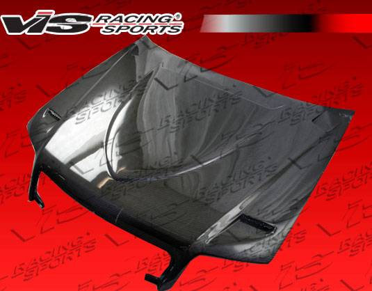 VIS Racing - Audi S4 VIS Racing Euro R Black Carbon Fiber Hood - 05AUS44DEUR-010C