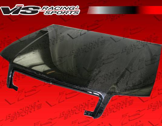 VIS Racing - Audi S4 VIS Racing OEM Black Carbon Fiber Hood - 05AUS44DOE-010C