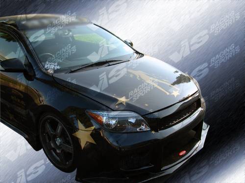VIS Racing - Scion tC VIS Racing OEM Black Carbon Fiber Hood - 05SNTC2DOE-010C