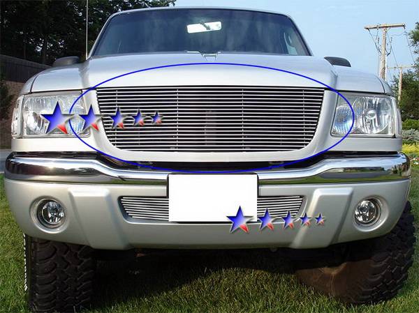 APS - Ford Ranger APS Billet Grille - Upper - Aluminum - F85324A