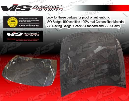 VIS Racing - Lexus IS VIS Racing OEM Black Carbon Fiber Hood - 06LXIS34DOE-010C