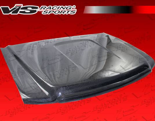 VIS Racing - GMC Sierra VIS Racing OEM Black Carbon Fiber Hood - 07GMSIE4DOE-010C
