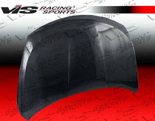 VIS Racing - Nissan Versa VIS Racing OEM Black Carbon Fiber Hood - 07NSVERHBOE-010C
