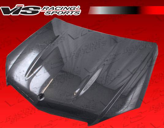 VIS Racing - Mercedes-Benz C Class VIS Racing OEM Black Carbon Fiber Hood - 08MEC634DOE-010C