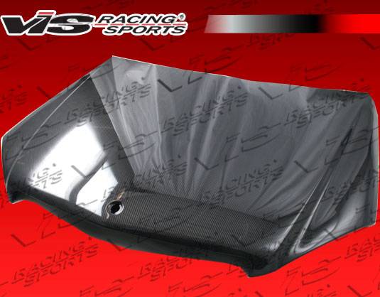 VIS Racing - Mercedes-Benz C Class VIS Racing OEM Black Carbon Fiber Hood - 08MEW2044DOE-010C