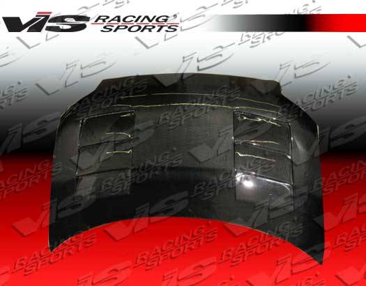 VIS Racing - Scion xB VIS Racing Terminator Black Carbon Fiber Hood - 08SNXB4DTM-010C