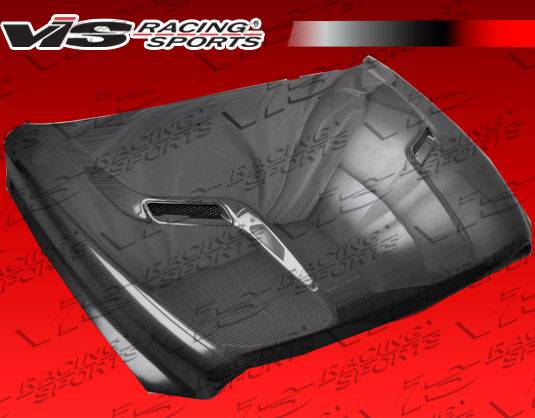 VIS Racing - Dodge Ram VIS Racing SRT-2 Black Carbon Fiber Hood - 09DGRAM2DSRT2-010C