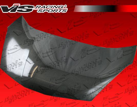 VIS Racing - Honda Fit VIS Racing OEM Black Carbon Fiber Hood - 09HDFIT4DOE-010C