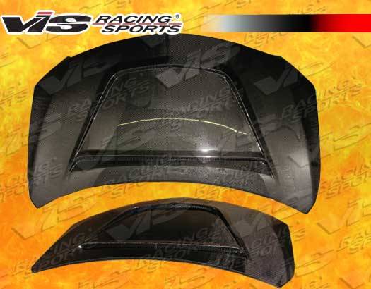 VIS Racing - Toyota Corolla VIS Racing V Line Black Carbon Fiber Hood - 09TYCOR4DVL-010C