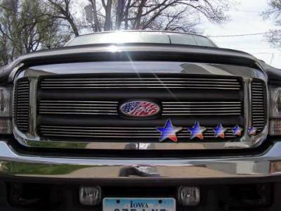APS - Ford F250 APS Billet Grille - Upper - Stainless Steel - F85399S