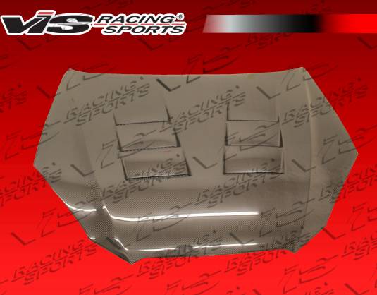VIS Racing - Hyundai Genesis VIS Racing Terminator Black Carbon Fiber Hood - 10HYGEN2DTM-010C