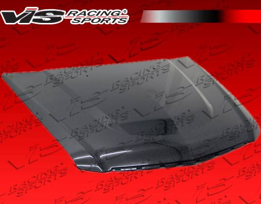 VIS Racing - Cadillac CTS VIS Racing OEM Black Carbon Fiber Hood - 11CACTSV2DOE-010D