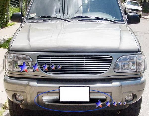 APS - Ford Explorer APS Billet Grille - Bumper - Stainless Steel - F85423S