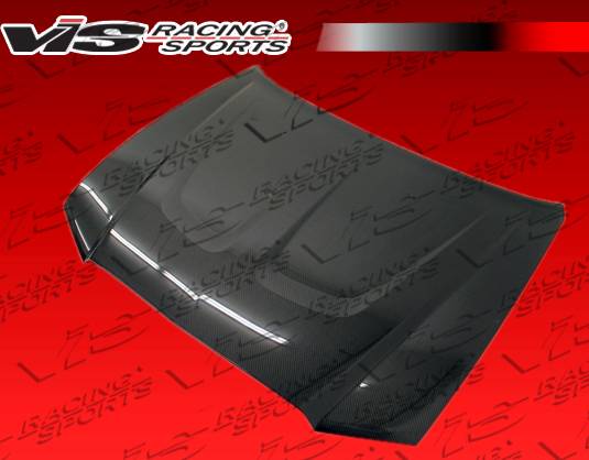 VIS Racing - Dodge Charger VIS Racing OEM Black Carbon Fiber Hood - 11DGCHA4DOE-010C