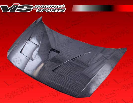 VIS Racing - Honda CR-Z VIS Racing AMS Black Carbon Fiber Hood - 11HDCRZHBAMS-010C