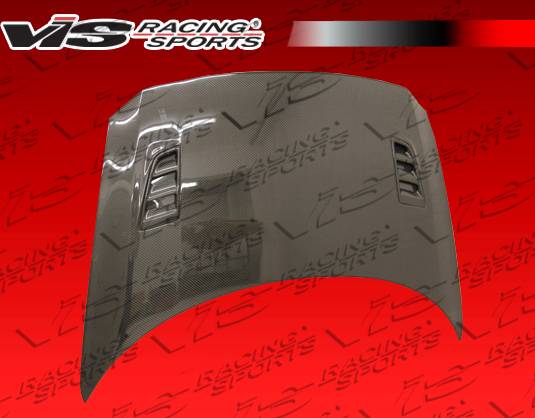 VIS Racing - Honda CR-Z VIS Racing RR Black Carbon Fiber Hood - 11HDCRZHBRR-010C