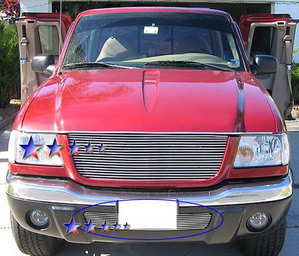 APS - Ford Ranger APS Billet Grille - Bumper - Stainless Steel - F85434S