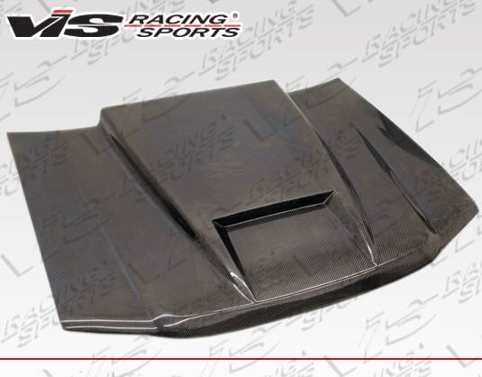VIS Racing - Chevrolet S10 VIS Racing Carbon Fiber Ram Air Hood - 82CHS102DRAM-010C