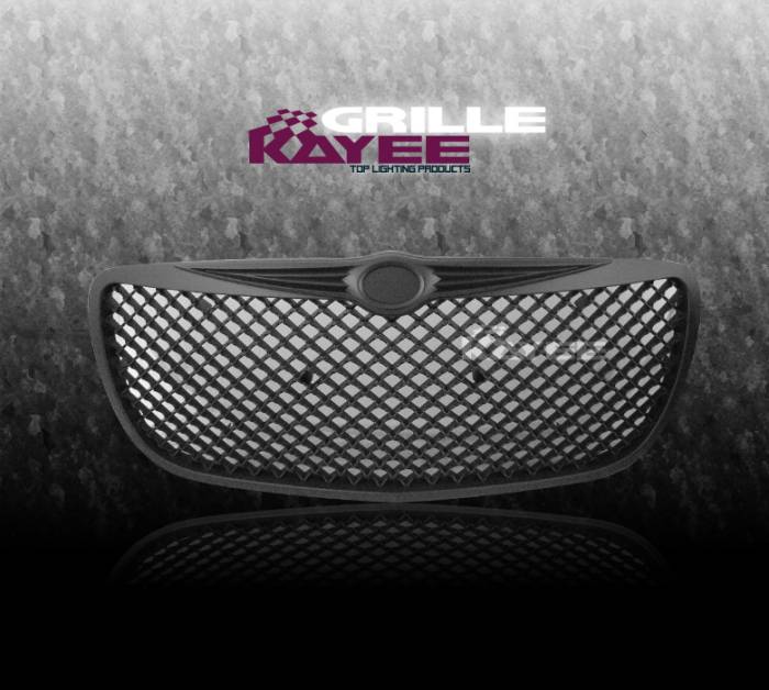 Custom - Euro Black Front Mesh Grille