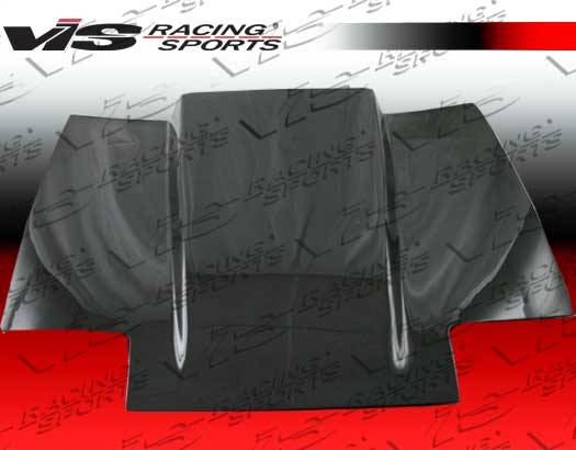 VIS Racing - Nissan 300Z VIS Racing Cowl Induction Carbon Fiber Hood - 84NS3002DCI-010C
