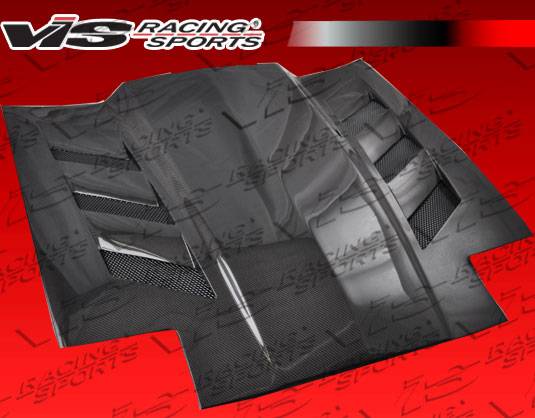 VIS Racing - Toyota Supra VIS Racing AMS Black Carbon Fiber Hood - 86TYSUP2DAMS-010C