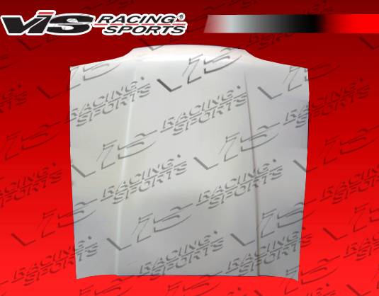 VIS Racing - Ford Mustang VIS Racing OEM Style Fiberglass Hood - 87FDMUS2DOE-010